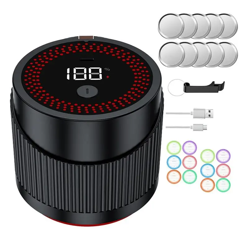 Электрический вакуумный упаковщик для банок AC76-Mason Jar, набор для вакуумной упаковки банок с широким и обычным горлышком.
Электрический вакуумный упаковщик для банок AC76-Mason Jar, набор для вакуумной упаковки банок с широким и обычным горлышком.