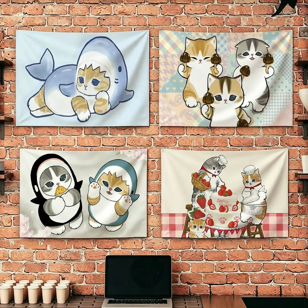 M-Mofusands Cute C-Cat Flags Suitable For Party Club Outdoor Interior Wall Decoration Banner Fans Gift
M-Mofusands Cute C-Cat Flags Suitable For Party Club Outdoor Interior Wall Decoration Banner Fans Gift