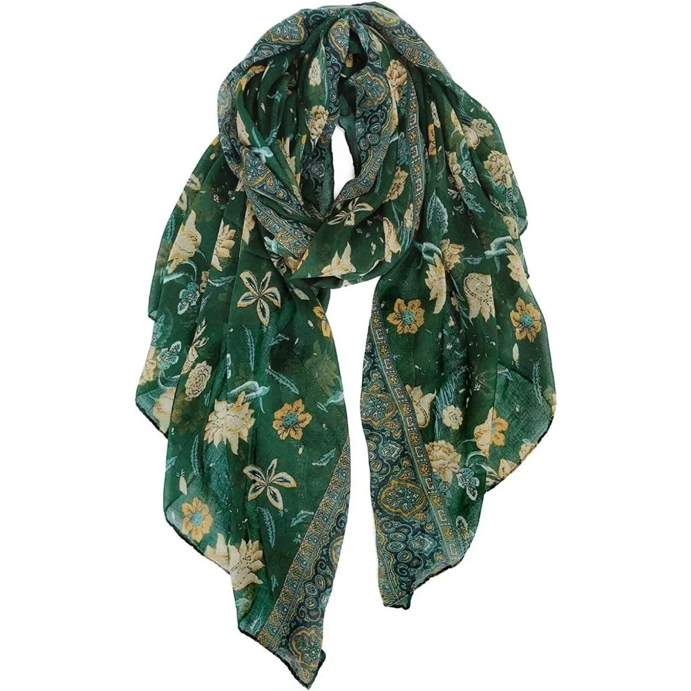 Lightweight Scarves Fashion Flowers Print Women Cotton Wrap Scarf Head Shawl Spring Gift
Lightweight Scarves Fashion Flowers Print Women Cotton Wrap Scarf Head Shawl Spring Gift