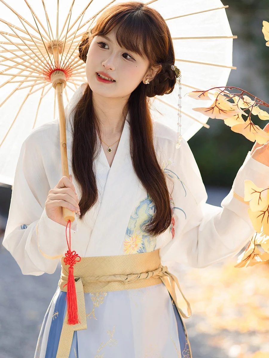Elegant National Style Women's Hanfu Skirt Set Two-Piece Ensemble Lightweight Luxury Half-length Traditional Design
Elegant National Style Women's Hanfu Skirt Set Two-Piece Ensemble Lightweight Luxury Half-length Traditional Design