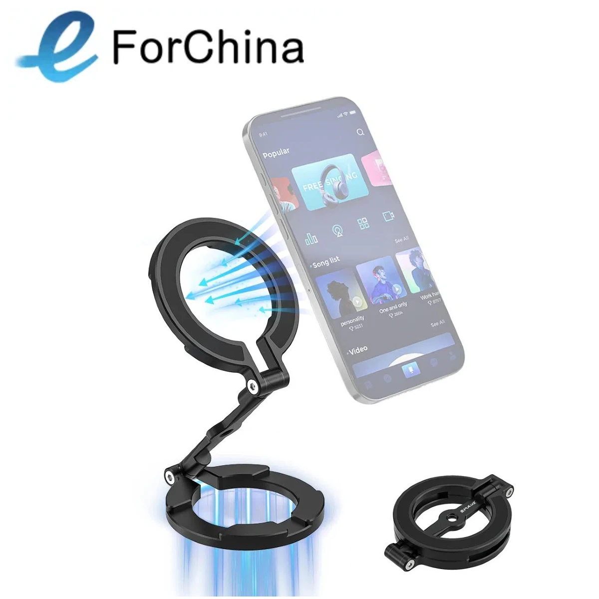 MagSafe Dual-Head Magnetic Folding Phone Holder Bracket
MagSafe Dual-Head Magnetic Folding Phone Holder Bracket