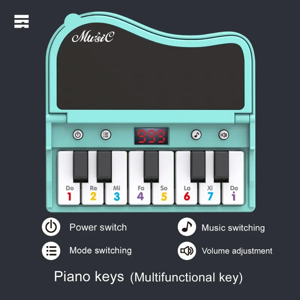 Plastic Portable Pocket Piano Sound Montessori Mini Electronic Keyboard Music Play Music Learning Music Instrument
Plastic Portable Pocket Piano Sound Montessori Mini Electronic Keyboard Music Play Music Learning Music Instrument