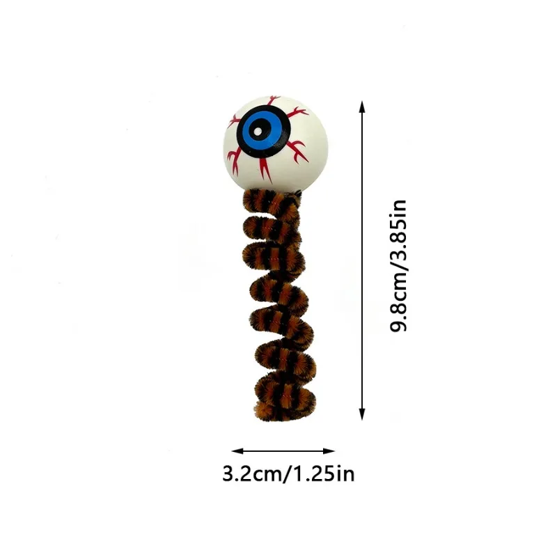 Halloween Cat Toy Spring Yarn Ball With Eyeball Design Interactive Play Self Amusement Chew Bite Resistant Kitten Pet Supplies
Halloween Cat Toy Spring Yarn Ball With Eyeball Design Interactive Play Self Amusement Chew Bite Resistant Kitten Pet Supplies