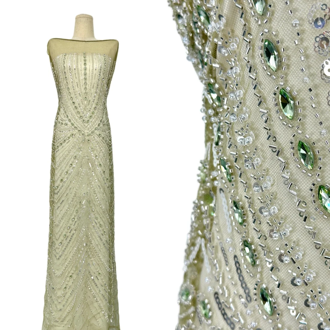 Luxury Stones African Lace Fabric 2026 Sequins Embroidery Beaded Nigerian High Quality French Tulle Lace Fabric for Bridal Dress
Luxury Stones African Lace Fabric 2026 Sequins Embroidery Beaded Nigerian High Quality French Tulle Lace Fabric for Bridal Dress