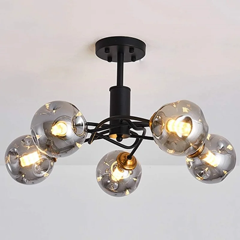 Nordic Wrought Iron Chandelier, Modern LED Glass Pendant Lights, Magic Ceiling Lamps Indoor Lighting for Living Room Home Decor
Nordic Wrought Iron Chandelier, Modern LED Glass Pendant Lights, Magic Ceiling Lamps Indoor Lighting for Living Room Home Decor
