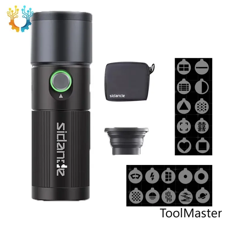 【2026】SIDANDE Videography 10W Flashlight Zoomable Photography Light Gobos Ambience Light With 1/4'' Thread For Camera Stand
【2026】SIDANDE Videography 10W Flashlight Zoomable Photography Light Gobos Ambience Light With 1/4'' Thread For Camera Stand