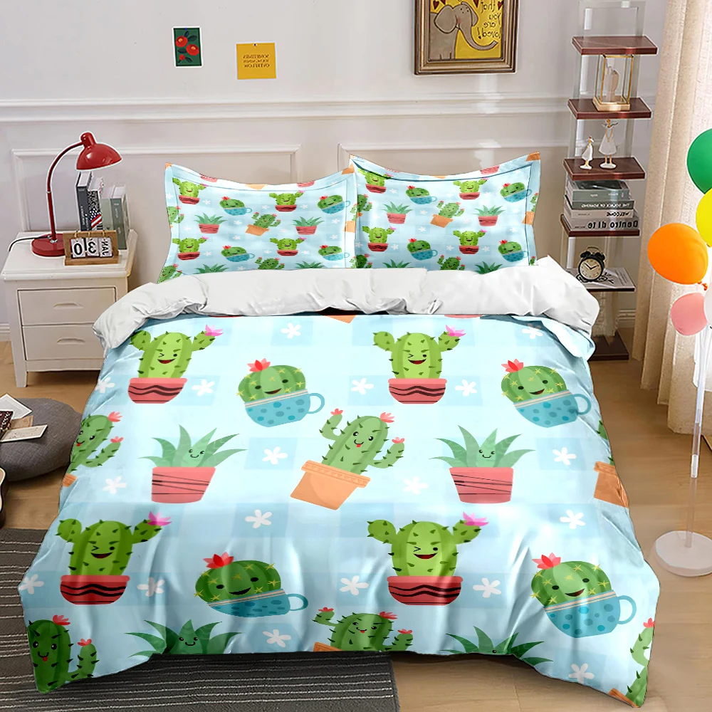 Multiple Sizes Cartoon potted cactus Print Bedding Set 1 Duvet Cover 2 Pillowcases for Adult and Children Luxury Gift Full Size
Multiple Sizes Cartoon potted cactus Print Bedding Set 1 Duvet Cover 2 Pillowcases for Adult and Children Luxury Gift Full Size
