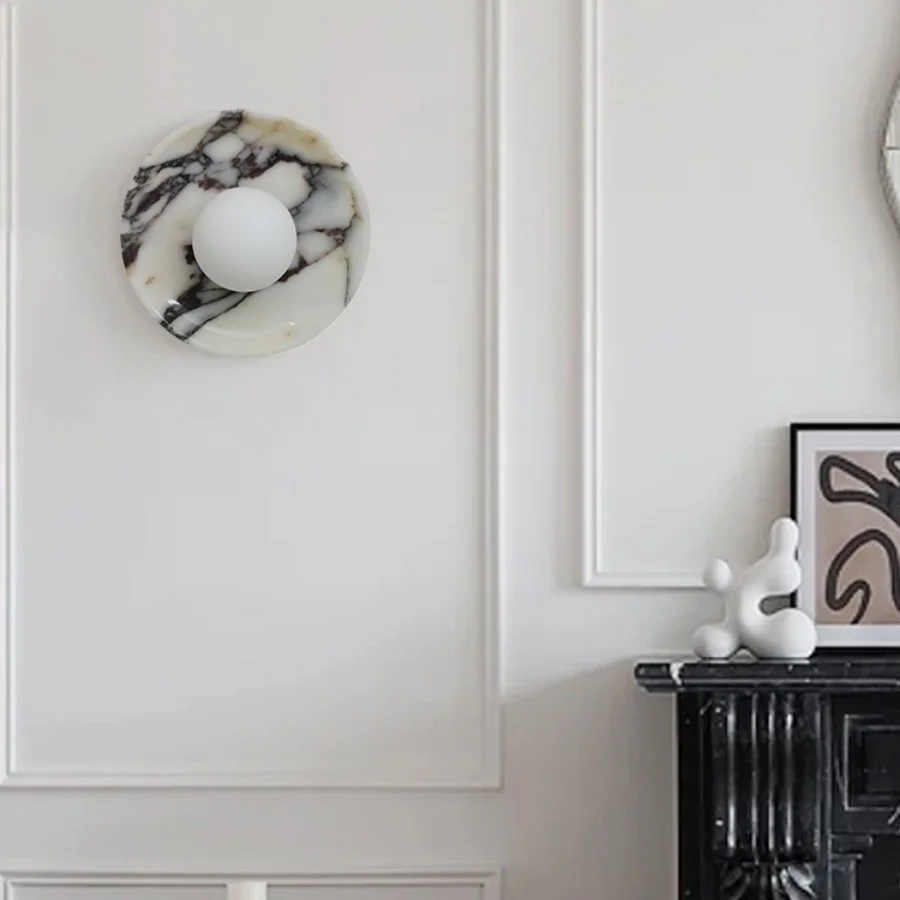 2026 Luxury Vintage LED Wall Lamp Sconce Staircase Aisle Bedroom Wabi Sabi Bulgari Stone White Glass Ball Bathroom Mirror L
2026 Luxury Vintage LED Wall Lamp Sconce Staircase Aisle Bedroom Wabi Sabi Bulgari Stone White Glass Ball Bathroom Mirror L