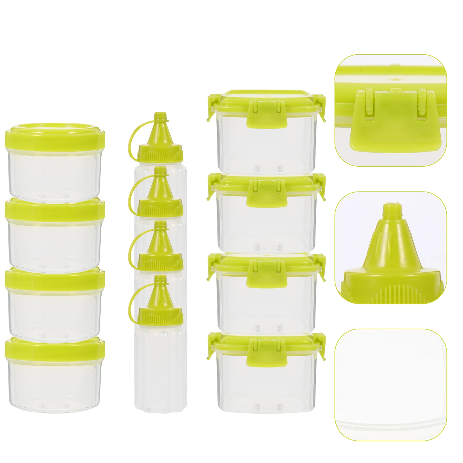 1 set Square Sauce Fresh Preservation Containers Lightweight Condiment Storage Boxes For Bbq Salad Dressing Ketchup Jam
1 set Square Sauce Fresh Preservation Containers Lightweight Condiment Storage Boxes For Bbq Salad Dressing Ketchup Jam