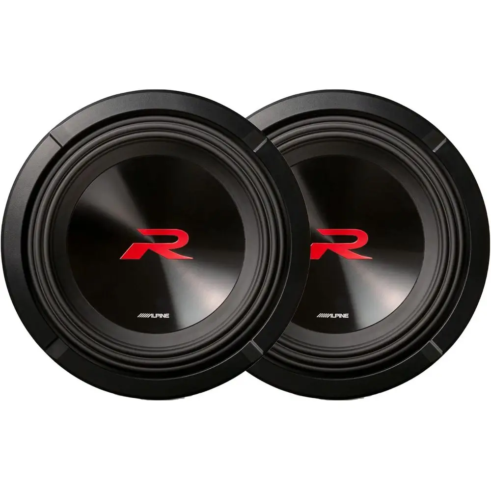 2 R2-W12D4 Next-Generation 12" R-Series Subwooers with Dual 4-Ohm Voice Coils
2 R2-W12D4 Next-Generation 12" R-Series Subwooers with Dual 4-Ohm Voice Coils