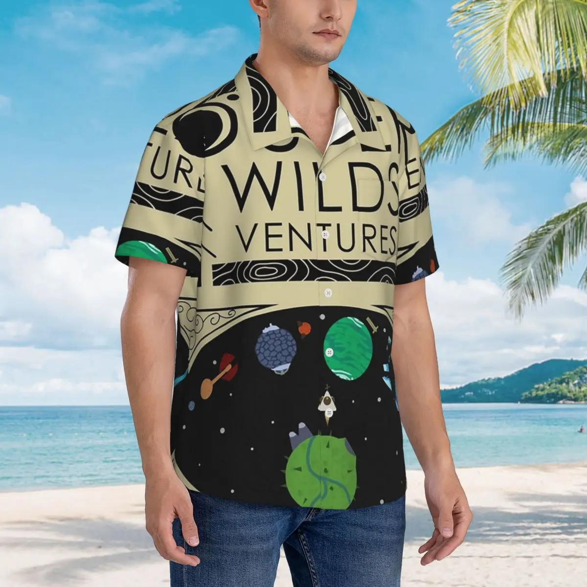 Outer Wilds Ventures Handbook Hawaiian Shirts Fashion Men Short Sleeve Shirt for Summer Beach Men's Button Tops
Outer Wilds Ventures Handbook Hawaiian Shirts Fashion Men Short Sleeve Shirt for Summer Beach Men's Button Tops
