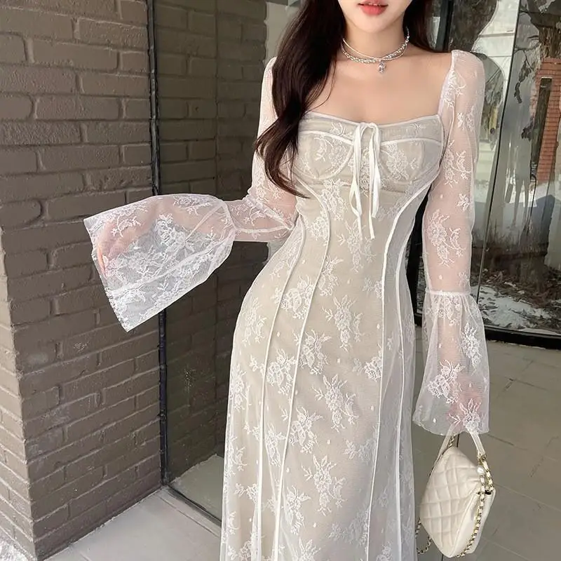 Windproof Lace Long Dr with Bapa Butt Sle Polyester A-Line Skirt Long Sve Mid-Waist Busin Home Wear Dr
Windproof Lace Long Dr with Bapa Butt Sle Polyester A-Line Skirt Long Sve Mid-Waist Busin Home Wear Dr