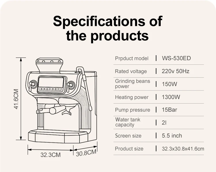 Кофемашина для приготовления эспрессо Cappuccino Express с паровой палочкой
Кофемашина для приготовления эспрессо Cappuccino Express с паровой палочкой