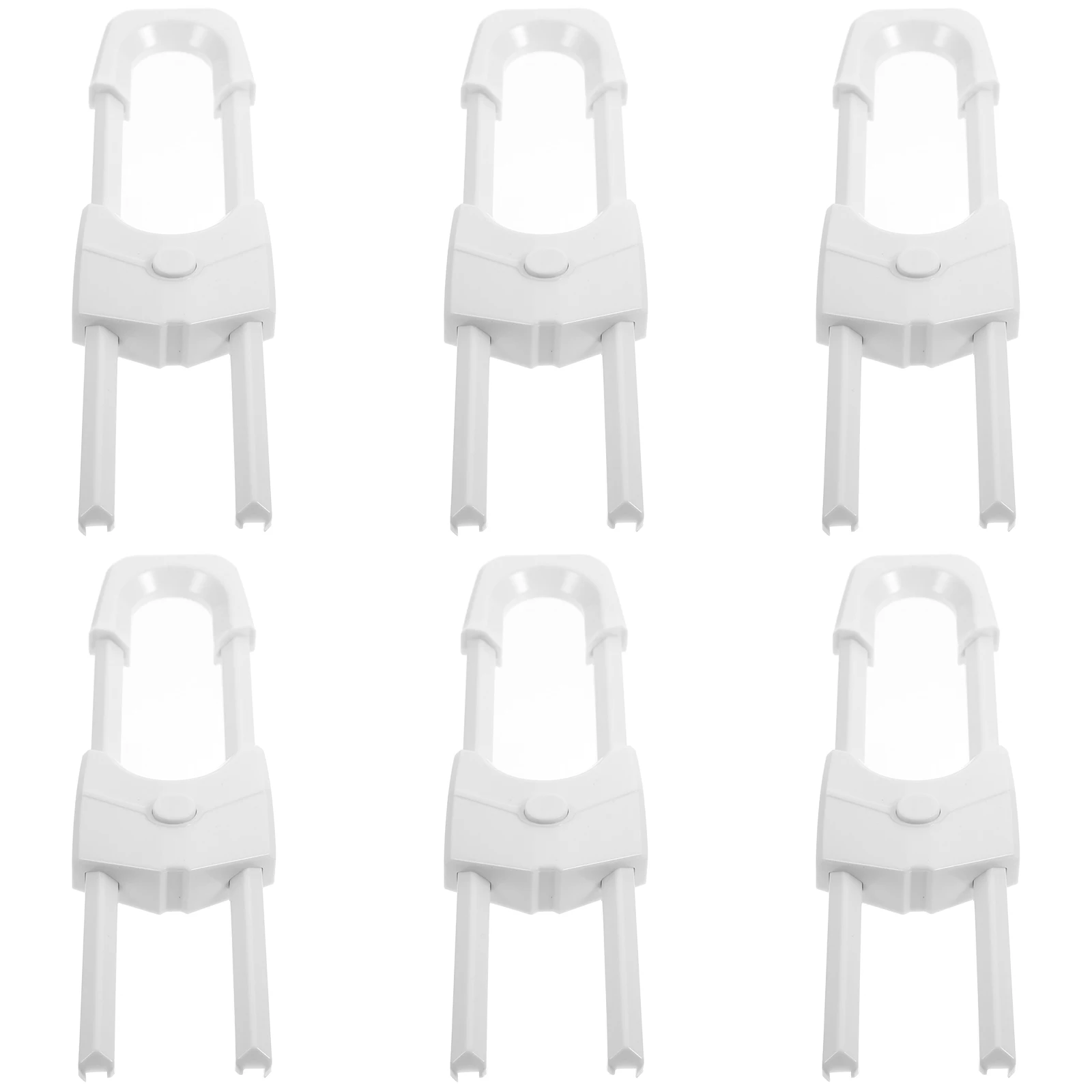 6 Pcs Security Lock Cabinet Door Child Safety Locks Plastic First Childproof
6 Pcs Security Lock Cabinet Door Child Safety Locks Plastic First Childproof