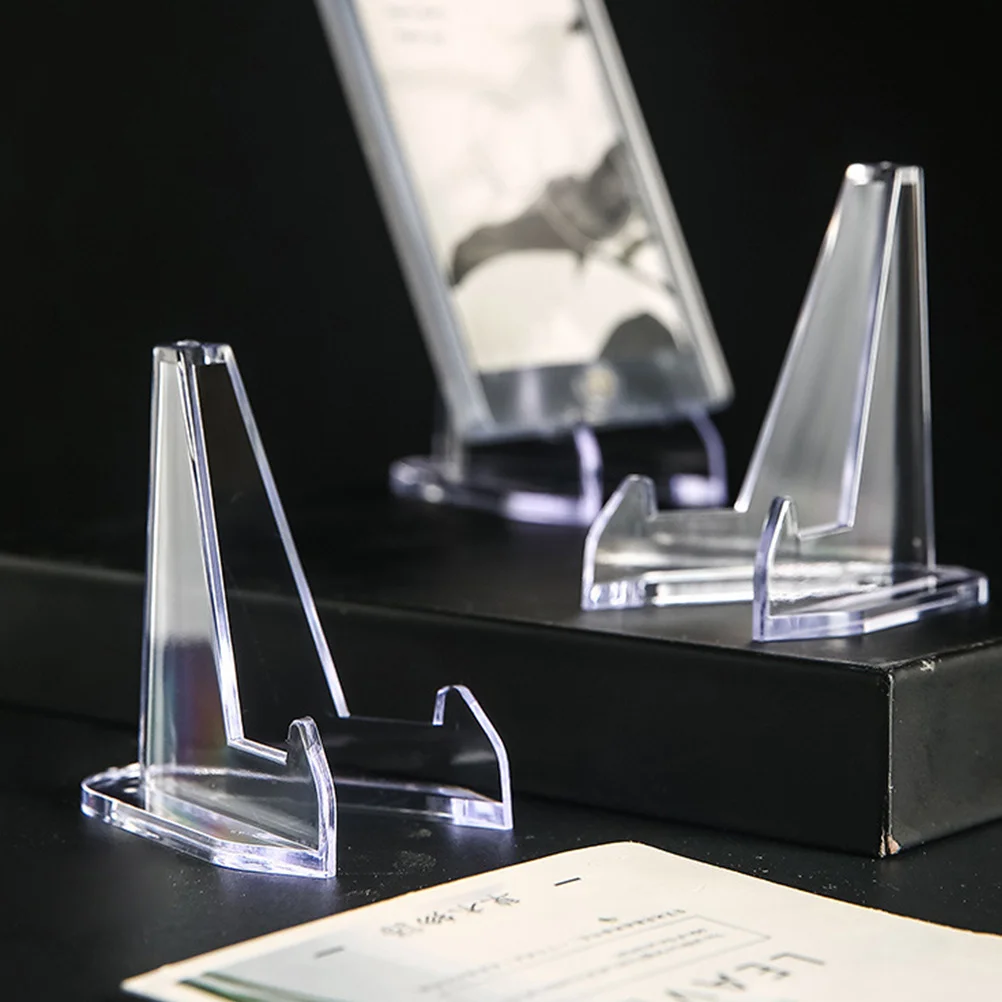 10Pcs Clear Acrylic Photo Stand Display Easel for Collectibles Cards Coins Plates Small Display Stand with Wide Base for Safe
10Pcs Clear Acrylic Photo Stand Display Easel for Collectibles Cards Coins Plates Small Display Stand with Wide Base for Safe