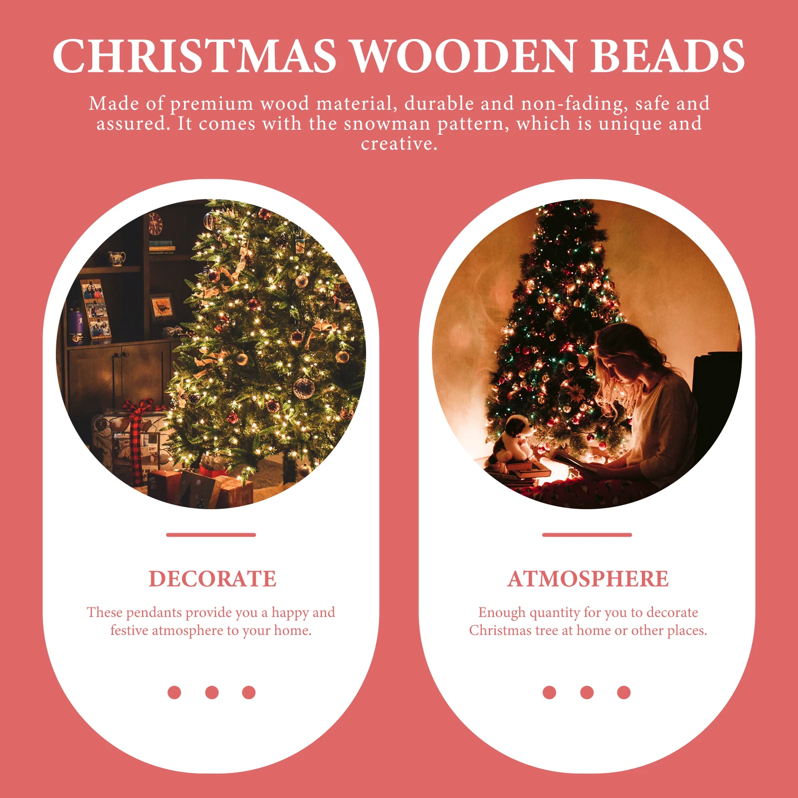 200pcs Christmas Wooden Beads DIY Decor 20mm 16mm Wood Snowman Non Fading Jewelry Craft Pendant Accessories Home nament
200pcs Christmas Wooden Beads DIY Decor 20mm 16mm Wood Snowman Non Fading Jewelry Craft Pendant Accessories Home nament