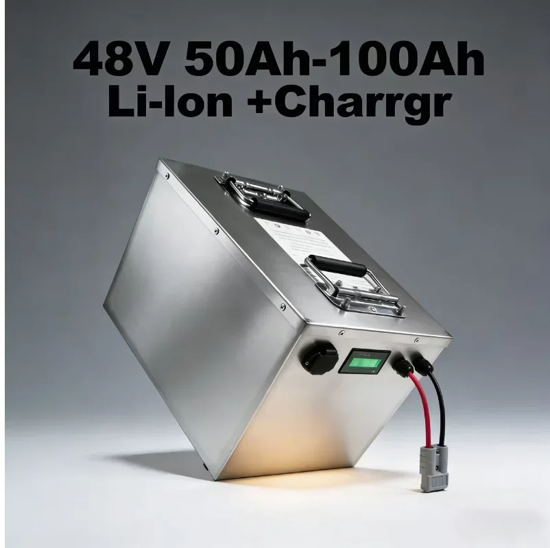 48V Li-ion Battery Pack (50AH/80AH/100AH) Upgrade Replacement for Ryobi RM480e/RM300e ZT480ex 300MV Zero Turn Electric Riding Mo
48V Li-ion Battery Pack (50AH/80AH/100AH) Upgrade Replacement for Ryobi RM480e/RM300e ZT480ex 300MV Zero Turn Electric Riding Mo