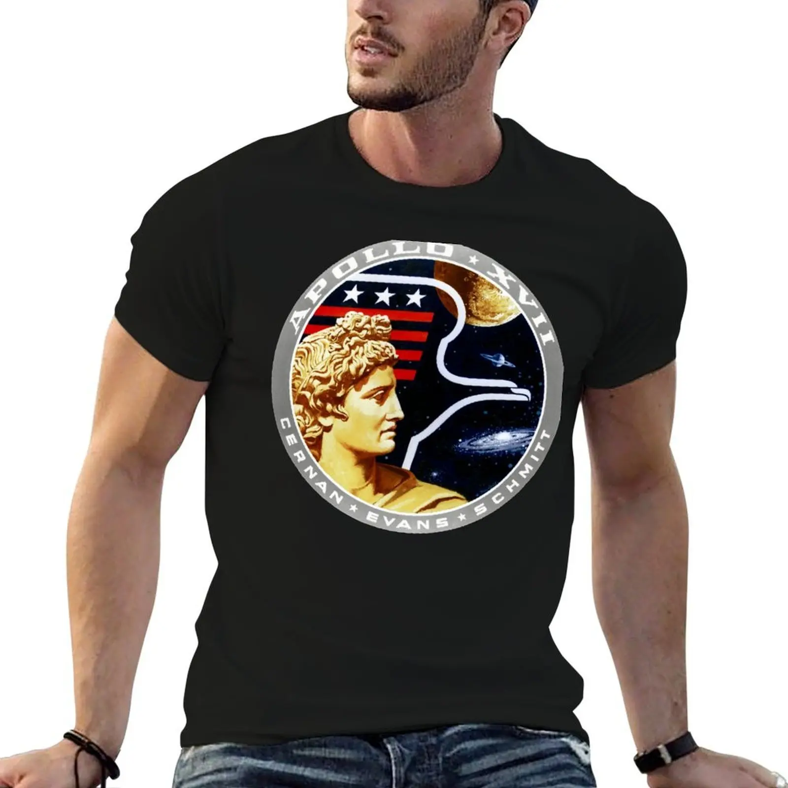 Apollo 17 Mission Patch T-Shirt funny t shirts dark humor t shirts for man pack cotton t shirt for man T-shirt
Apollo 17 Mission Patch T-Shirt funny t shirts dark humor t shirts for man pack cotton t shirt for man T-shirt