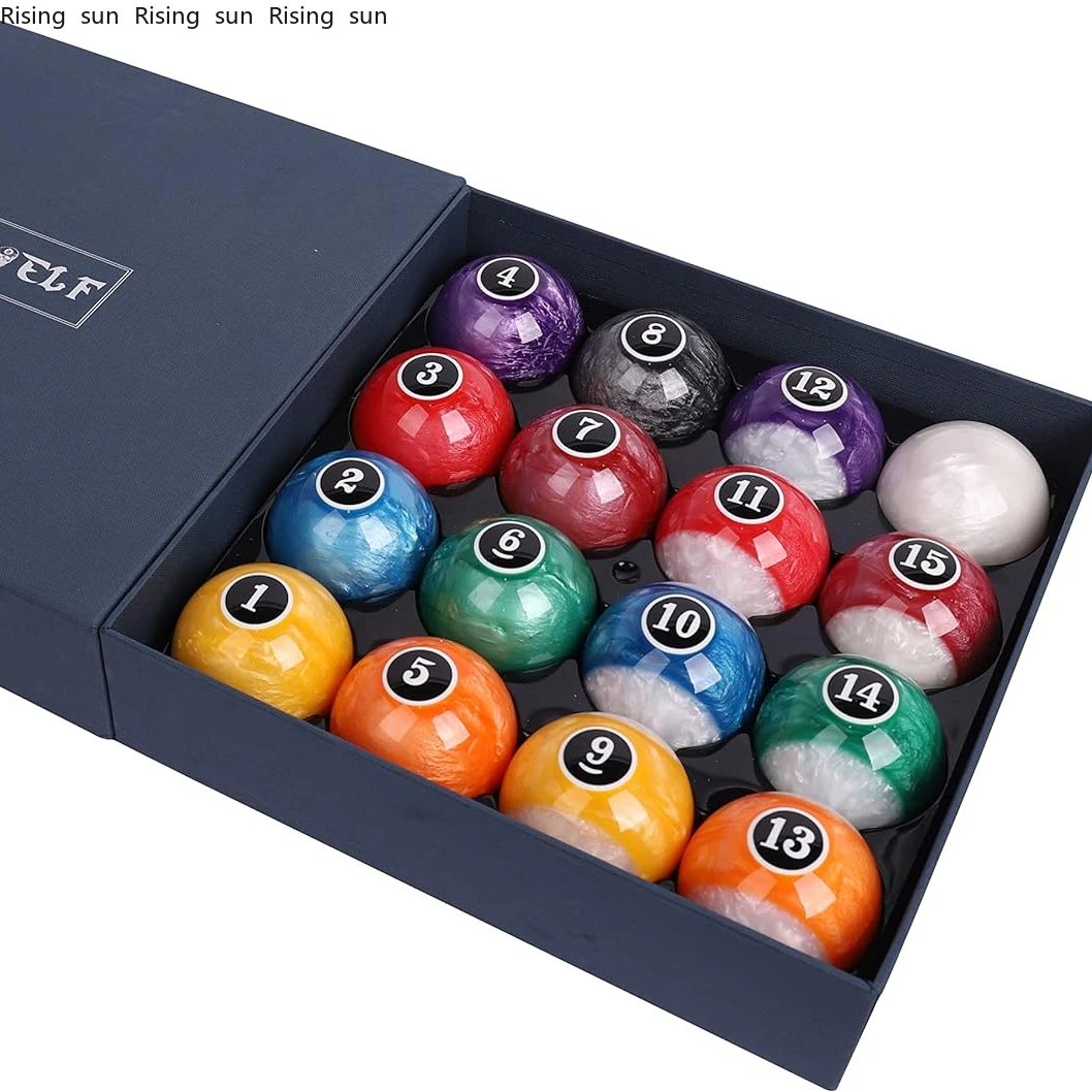 Cueelf Billiard Ball Set 2-1/4 Inch 16 Balls for Pool s Professional Pool Balls
Cueelf Billiard Ball Set 2-1/4 Inch 16 Balls for Pool s Professional Pool Balls