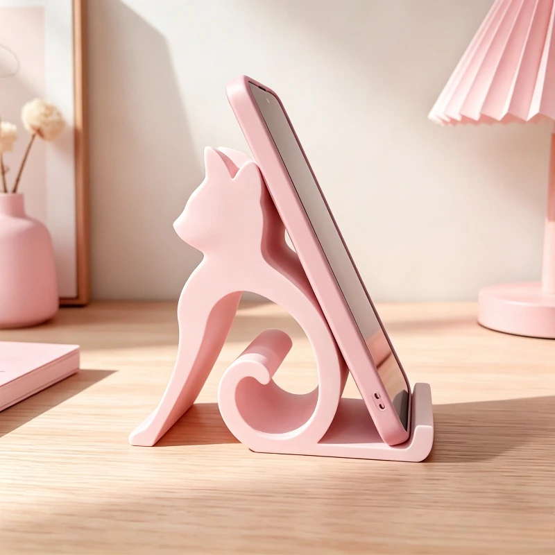Cute Cat Phone Holder for Phones & Tablets, Stand for Bed, Office, Car, Hands-free Video Call, Lovely Gift for Pet Lovers
Cute Cat Phone Holder for Phones & Tablets, Stand for Bed, Office, Car, Hands-free Video Call, Lovely Gift for Pet Lovers