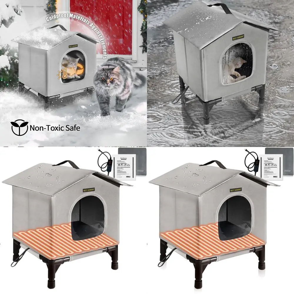 Winter Insulated Cat House, Waterproof Shelter for Stray and Feral Cats, Suitable for Outdoor and Indoor Cats (Medium, Grey)
Winter Insulated Cat House, Waterproof Shelter for Stray and Feral Cats, Suitable for Outdoor and Indoor Cats (Medium, Grey)