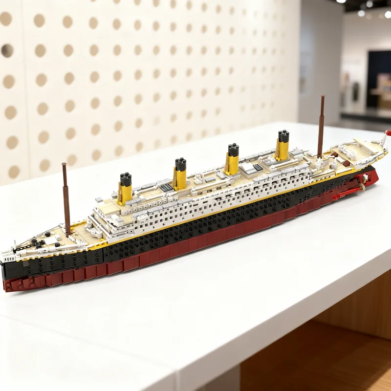 2439pcs MOC RMS Titanic 1 400 Building only Creator Expert Model Building blocks Construction toys Christmas gifts Brick Kids
2439pcs MOC RMS Titanic 1 400 Building only Creator Expert Model Building blocks Construction toys Christmas gifts Brick Kids