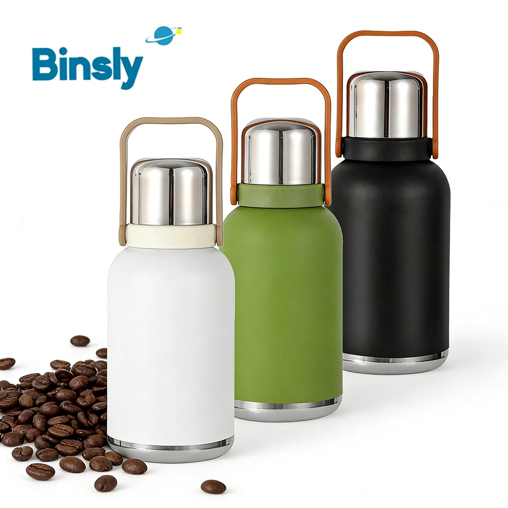 Premium Stainless Steel Vacuum Insulated Bottle with Handle Large Capacity Leakproof Thermal Bottle for for Outdoor Office
Premium Stainless Steel Vacuum Insulated Bottle with Handle Large Capacity Leakproof Thermal Bottle for for Outdoor Office