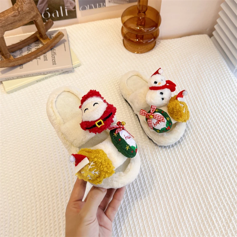 Детские рождественские осенне-зимние 2023, новые модные хит продаж, нечеткие тапочки для мальчиков и девочек, домашние и уличные хлопковые тапочки
Детские рождественские осенне-зимние 2023, новые модные хит продаж, нечеткие тапочки для мальчиков и девочек, домашние и уличные хлопковые тапочки
