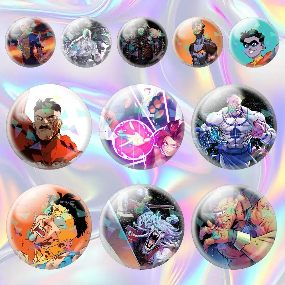 Invincible Anime 75mm 44mm 25mm Brooch Backpack Hat Pins Accessories Toys Badge
Invincible Anime 75mm 44mm 25mm Brooch Backpack Hat Pins Accessories Toys Badge