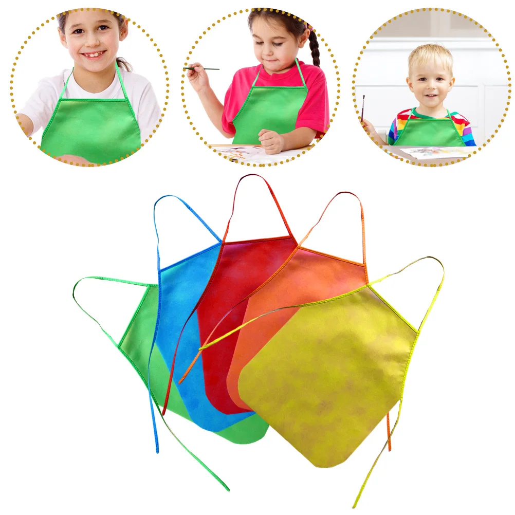5pcs Children Painting Aprons Non-woven Apron Fabric Apron Kids Apron Kids Painting Supply Comfortable Apron
5pcs Children Painting Aprons Non-woven Apron Fabric Apron Kids Apron Kids Painting Supply Comfortable Apron