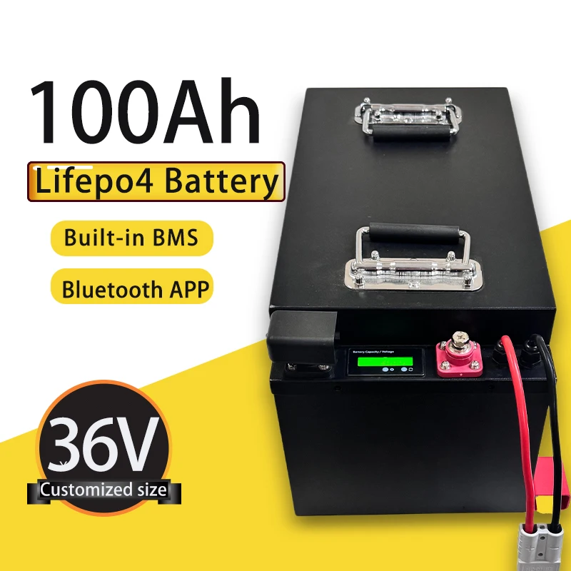 lifepo4 литиевая батарея, водонепроницаемая, 36 В, 100 Ач, BMS с Bluetooth для E, мопеда, велосипеда, скутера, трехколесного велосипеда, UPS, автомобиля + зарядное устройство 10 А.
lifepo4 литиевая батарея, водонепроницаемая, 36 В, 100 Ач, BMS с Bluetooth для E, мопеда, велосипеда, скутера, трехколесного велосипеда, UPS, автомобиля + зарядное устройство 10 А.