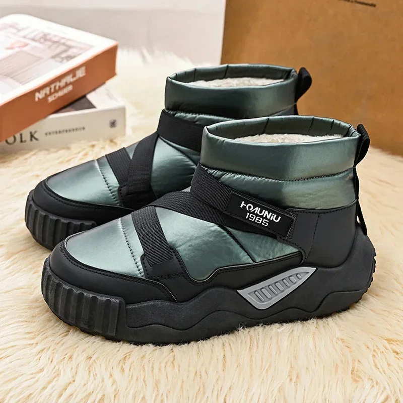 Men Boots 2025 New Winter Slippers Warm Men Shoes Waterproof Non-Slip Plush Sneakers Male Tenis Shoes Boots Men Sneakers Winter
Men Boots 2025 New Winter Slippers Warm Men Shoes Waterproof Non-Slip Plush Sneakers Male Tenis Shoes Boots Men Sneakers Winter