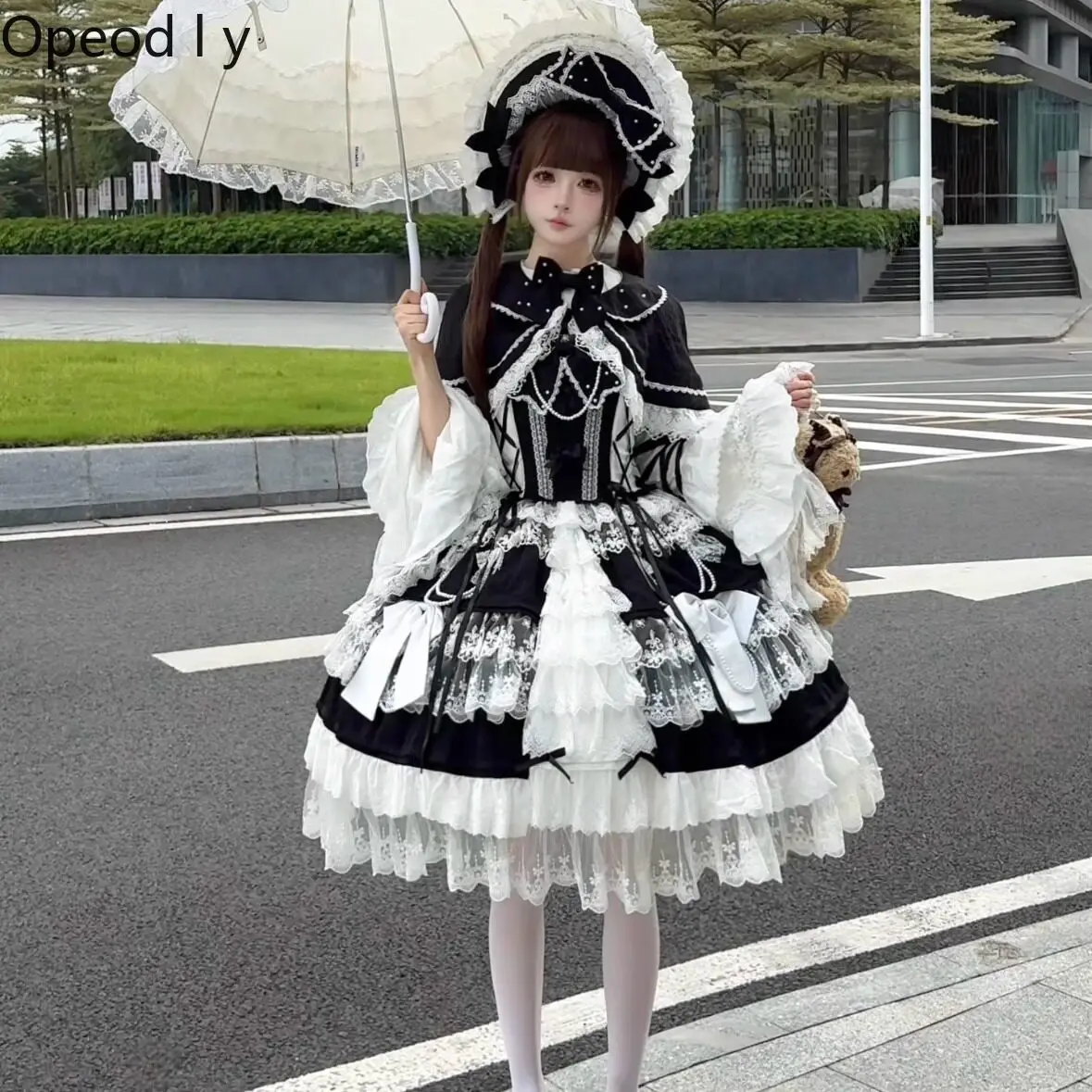 Ancient Feeling Japanese Original Heavy Industry Gorgeous Lolita Dress Sweet Cute Doll Feeling Bow Princess Dress for Woman
Ancient Feeling Japanese Original Heavy Industry Gorgeous Lolita Dress Sweet Cute Doll Feeling Bow Princess Dress for Woman