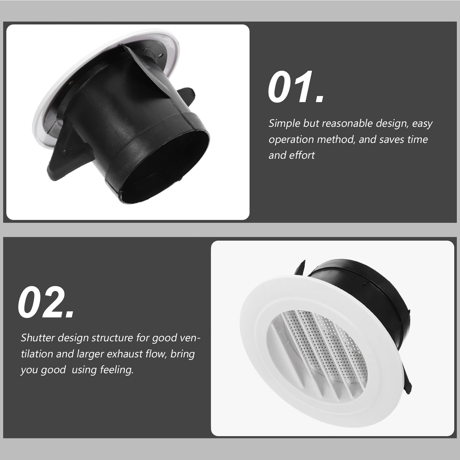 Air Conditioner Vent Cover Durable Mesh Design Mouse Proof Shutter Structure Bathroom Kitchen Exhaust Ventilation for Home
Air Conditioner Vent Cover Durable Mesh Design Mouse Proof Shutter Structure Bathroom Kitchen Exhaust Ventilation for Home