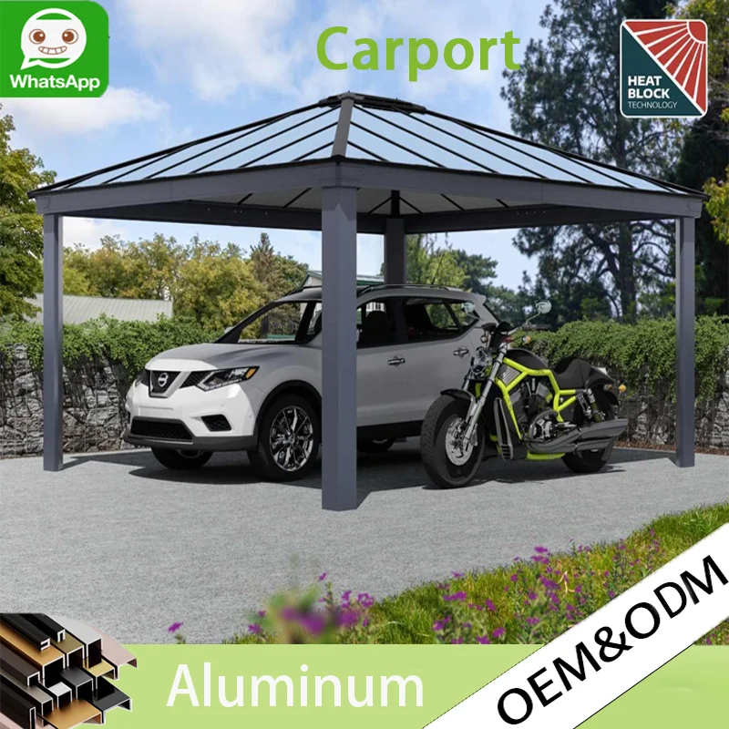 Aluminum Frame Pergola Carport Fixed Roof System, Outdoor Sunshade Awning Garden Gazebo Garage Shelter
Aluminum Frame Pergola Carport Fixed Roof System, Outdoor Sunshade Awning Garden Gazebo Garage Shelter