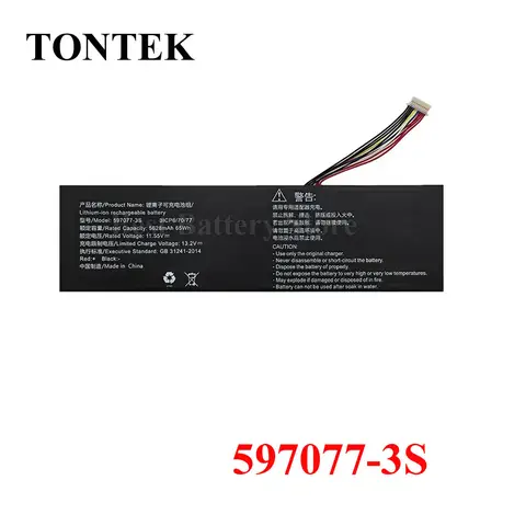 597077-3S Laptop Battery For Machenike Machcreator-14BF9SU 14BS9SU Machenike AWO-14 AWO-14BF2SU i5-11320H