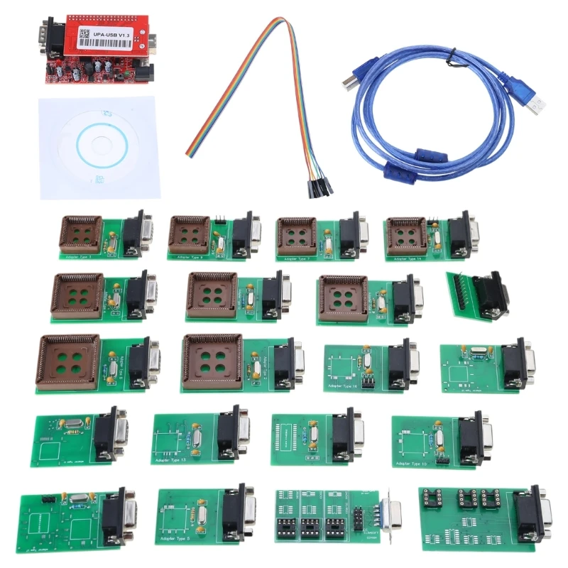 Полный программист Set USB V2014 Пакет адаптерных адаптеров для легкой манипуляции с данными
Полный программист Set USB V2014 Пакет адаптерных адаптеров для легкой манипуляции с данными
