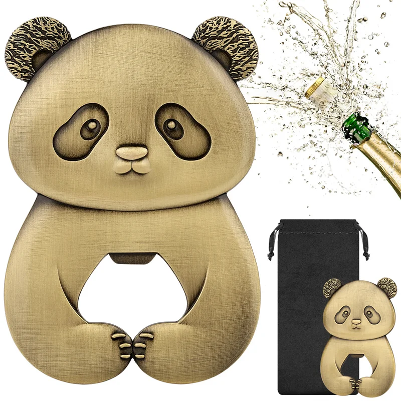Lovely Panda Shape Stainless Steel Bottle Beer Opener Portable Corkscrew for Kitchen Bar Club Wedding Party Decoration Gift Set
Lovely Panda Shape Stainless Steel Bottle Beer Opener Portable Corkscrew for Kitchen Bar Club Wedding Party Decoration Gift Set