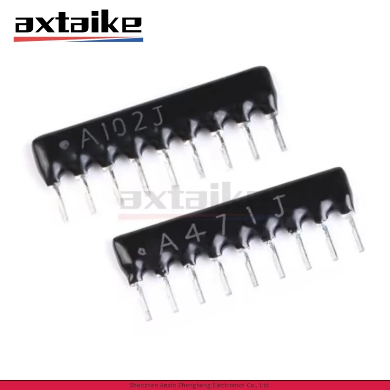 10PCS 9Pin Network Resistor 9A A103J A331J A471J A511J A102J A472J A104J 330 470 510 ohm 1K 2.2K 3.3K 4K7 10K 22K 47K 100K 470K
10PCS 9Pin Network Resistor 9A A103J A331J A471J A511J A102J A472J A104J 330 470 510 ohm 1K 2.2K 3.3K 4K7 10K 22K 47K 100K 470K
