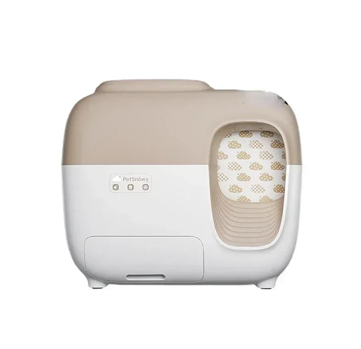 Intelligent automatic litter box deodorization semi-closed top entry anti-odor cat toilet electric shovel machine
Intelligent automatic litter box deodorization semi-closed top entry anti-odor cat toilet electric shovel machine