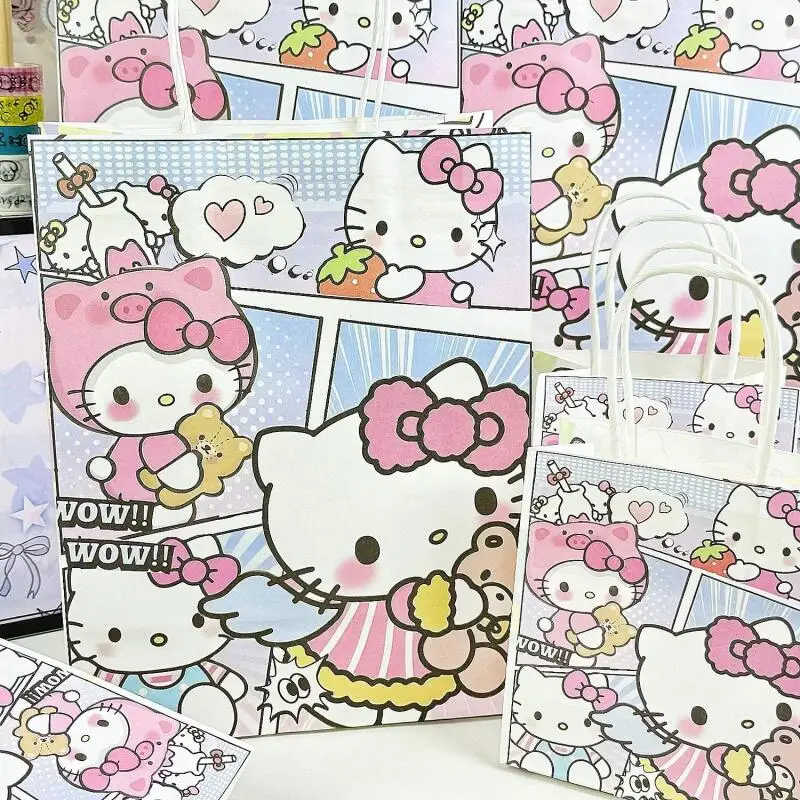 Sanrio Hello Kitty Bear Hugging Kawaii Подарочный пакет Мультяшный дорогой подарочный пакет Изысканная упаковочная коробка Подарок на день рождения для девочек
Sanrio Hello Kitty Bear Hugging Kawaii Подарочный пакет Мультяшный дорогой подарочный пакет Изысканная упаковочная коробка Подарок на день рождения для девочек
