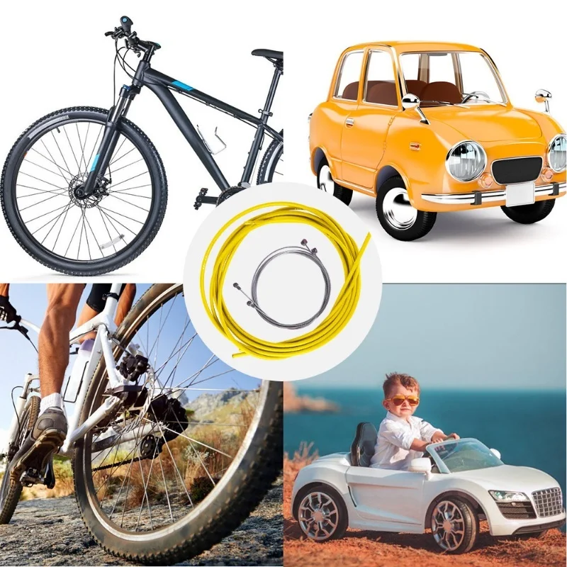 Bike Brake Shifter Cable Housing Set Brake Line Tube Kits Cycling Accessories(Yellow)
Bike Brake Shifter Cable Housing Set Brake Line Tube Kits Cycling Accessories(Yellow)