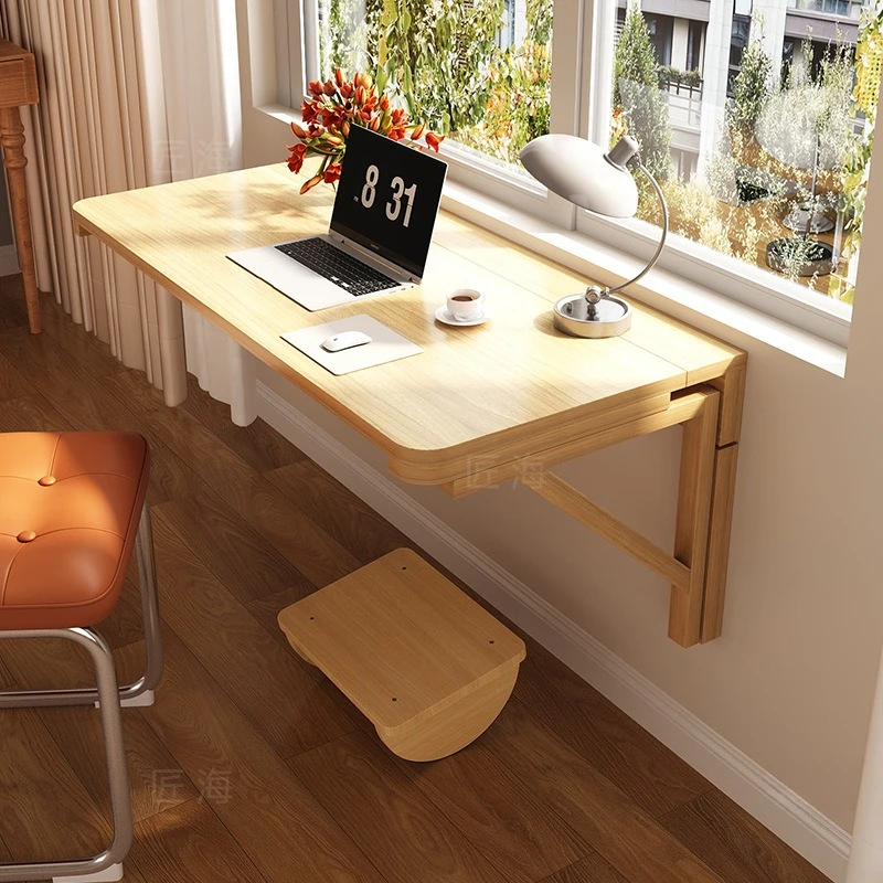 Folding table solid wood board baffle wall wall wall living room laminate desk bedside table
Folding table solid wood board baffle wall wall wall living room laminate desk bedside table