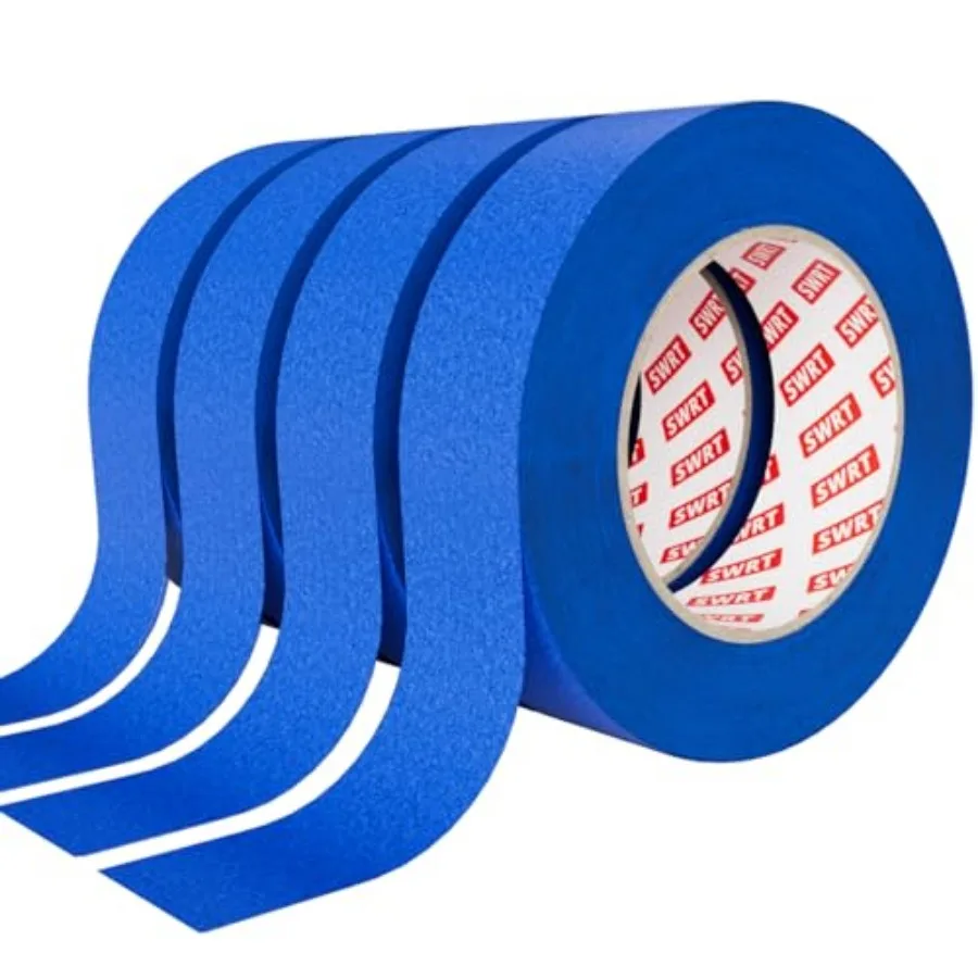 Blue Painters Tape 1 Inch Wide, 4 Rolls x 55 Yards 220 Yards Total Clean Removal Painters Tape for Sharp Paint Lines, Multi-Sur
Blue Painters Tape 1 Inch Wide, 4 Rolls x 55 Yards 220 Yards Total Clean Removal Painters Tape for Sharp Paint Lines, Multi-Sur