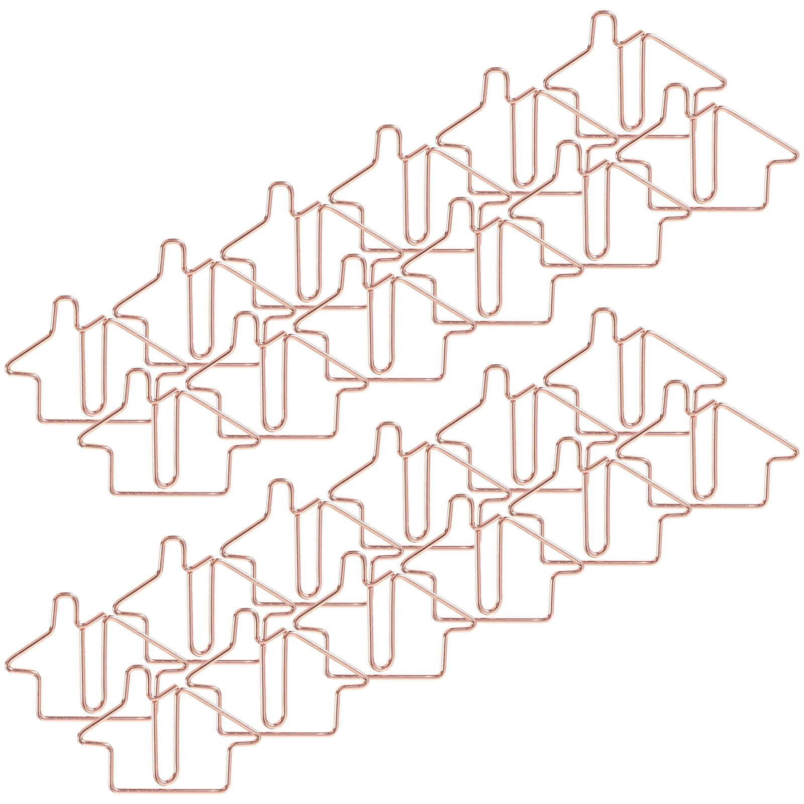 50pcs Metal House Bookmarks Cute Paper Clips Small File Folders Rose Gold Office Supplies Lightweight Practical DIY Photo Albums
50pcs Metal House Bookmarks Cute Paper Clips Small File Folders Rose Gold Office Supplies Lightweight Practical DIY Photo Albums