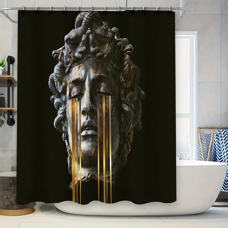 Vintage Roman Bust Shower Curtain Ancient Greek Statue Bathroom Decor Waterproof Tapestry Home Decor Artistic Wall Hanging
Vintage Roman Bust Shower Curtain Ancient Greek Statue Bathroom Decor Waterproof Tapestry Home Decor Artistic Wall Hanging