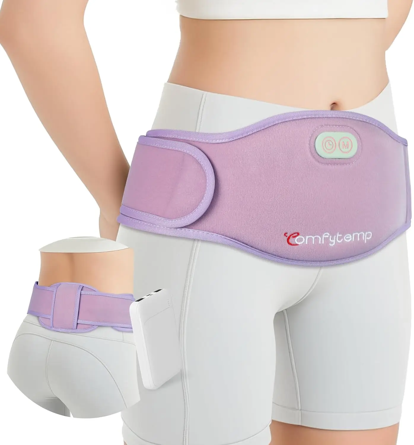 Беспроводной греющий пояс для женщин - двойная зона нагрева для живота и спины, 3 режима нагрева, портативный комфортный пояс для облегчения менструальных болей
Беспроводной греющий пояс для женщин - двойная зона нагрева для живота и спины, 3 режима нагрева, портативный комфортный пояс для облегчения менструальных болей