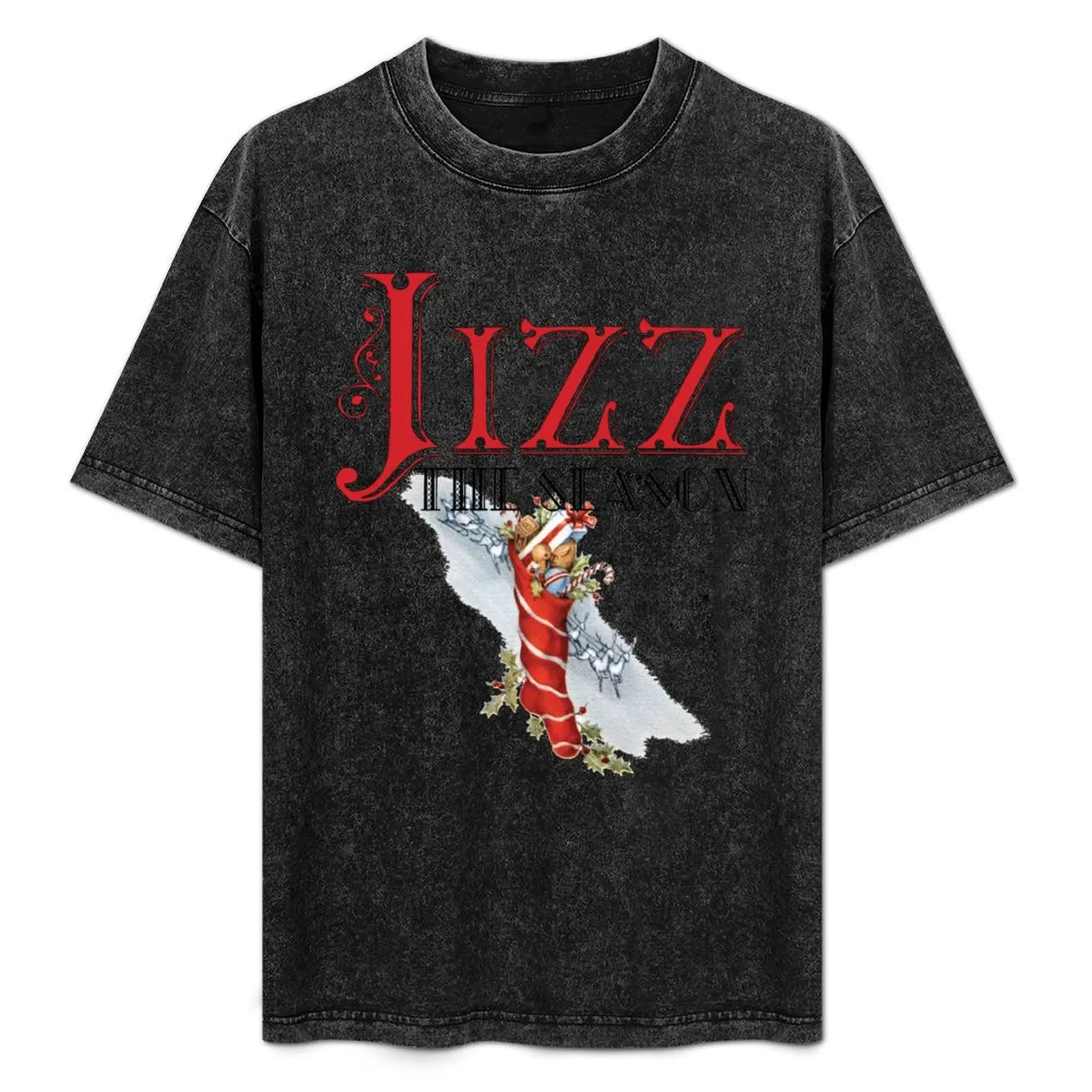 Jizz The Season - Bareback Christmas T-Shirt Classic Basic Casual T-Shirt
Jizz The Season - Bareback Christmas T-Shirt Classic Basic Casual T-Shirt