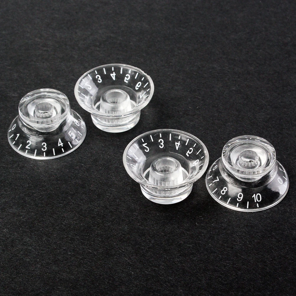 4 PCS/Set Guitar Accessories Volume Control Knob Cover Professional Tone Knobs Cap Electric Parts
4 PCS/Set Guitar Accessories Volume Control Knob Cover Professional Tone Knobs Cap Electric Parts