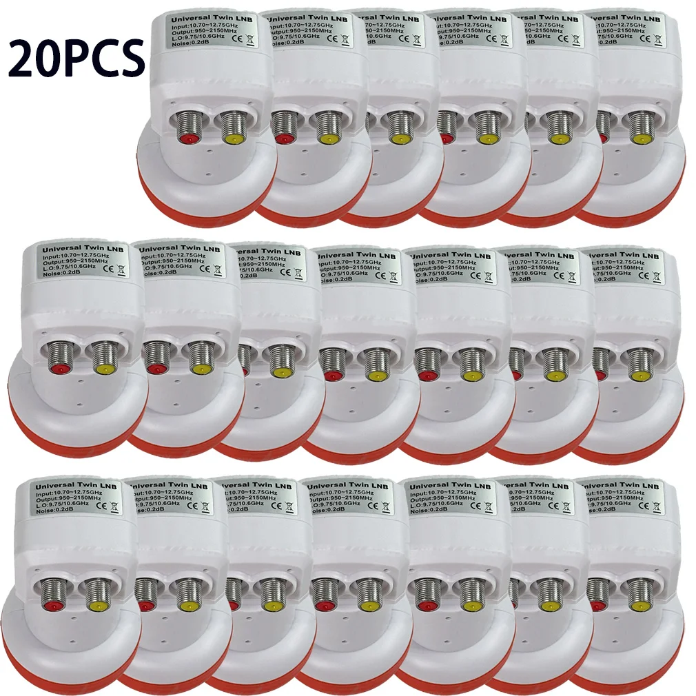 20PCS 1080P HD KU-BAND Dual Output LNB 9,75/10,6 Satellite TV Receiver Dish Digtal Linear Converter Wholesale Dropshipping
20PCS 1080P HD KU-BAND Dual Output LNB 9,75/10,6 Satellite TV Receiver Dish Digtal Linear Converter Wholesale Dropshipping